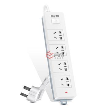 得力18253排插-3M-4孔位新國標(biāo)